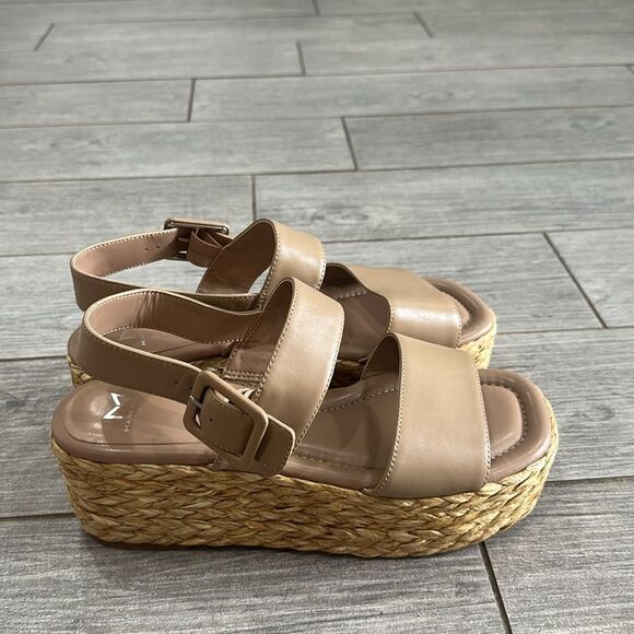 Marc Fisher Patryce Ankle Strap Espadrille Platform Wedge Sandals New! - Picture 8 of 11